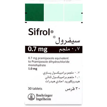 SIFROL 1MG AND 0.7MG 30S